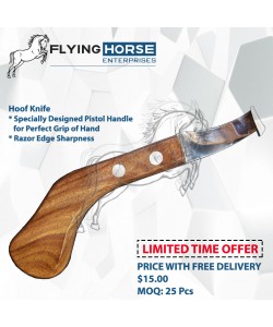 Pistol Hoof Knife